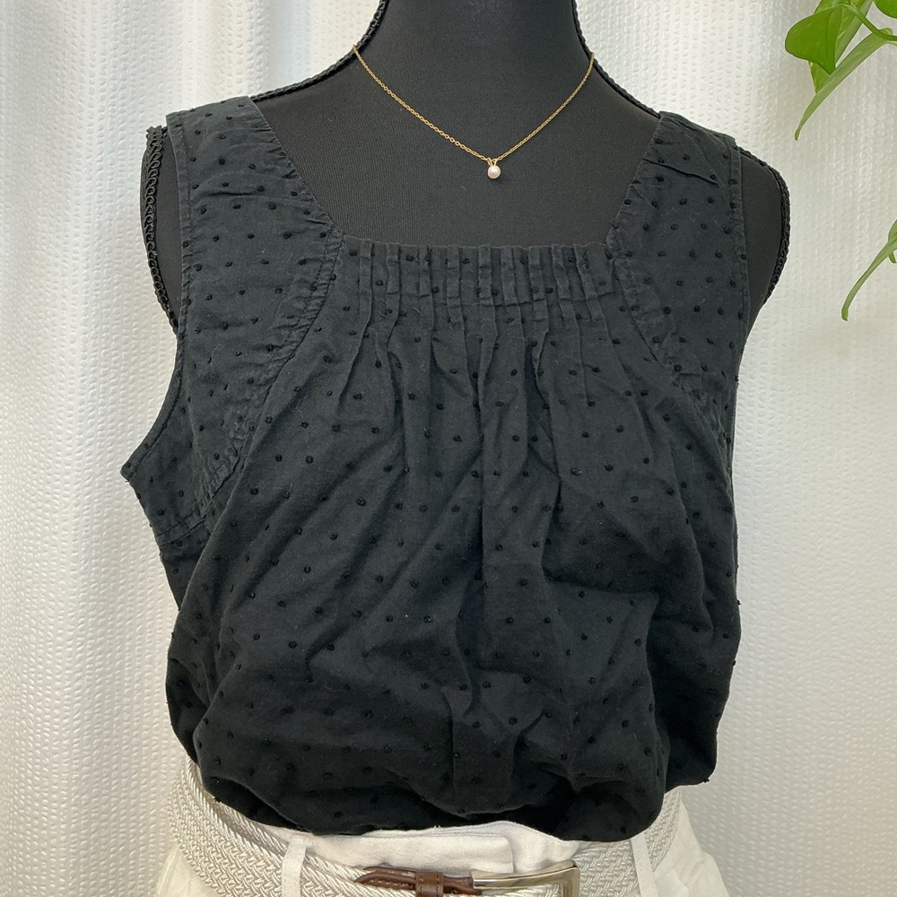 Elegant Black Sleeveless Top